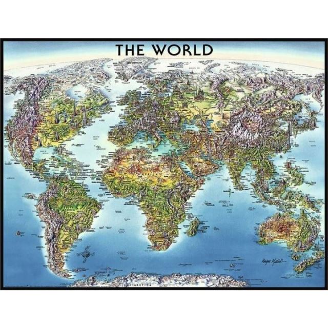 Ravensburger Puzzle Mapa světa 2000d.
