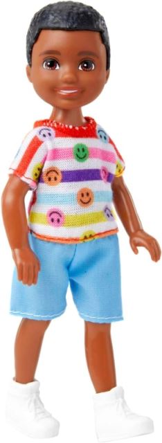 Barbie Chelsea chlapec v tričku so smajlíkmi, Mattel HNY58