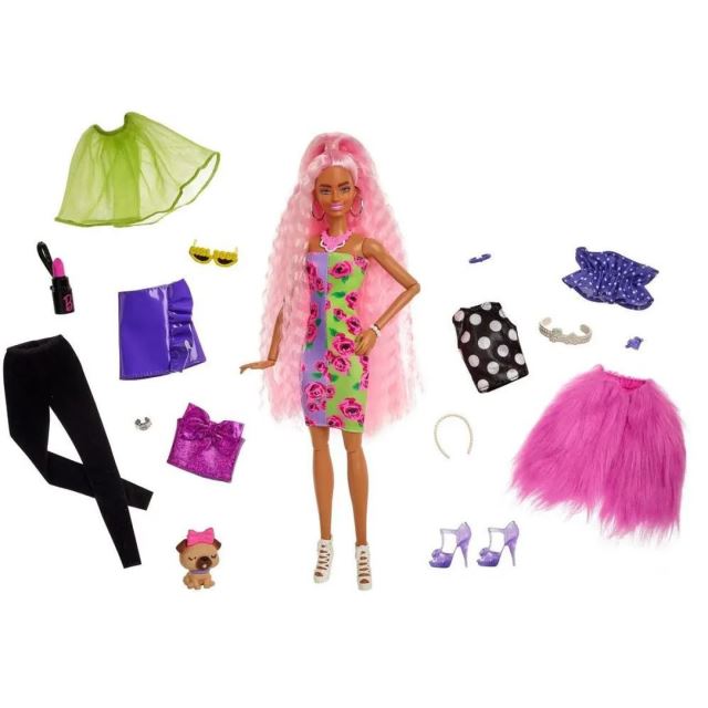 Barbie Extra Deluxe Bábika s doplnkami, Mattel HGR60