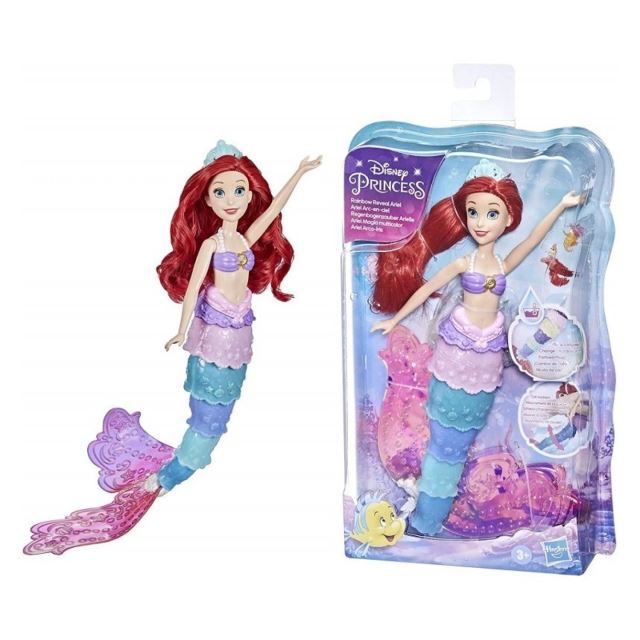 Hasbro Disney Princezna Panenka Ariel duhové překvapení, F0399