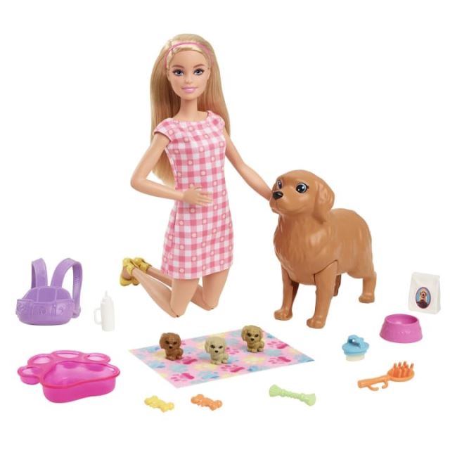 Mattel Barbie® Novorozená štěňátka blondýnka