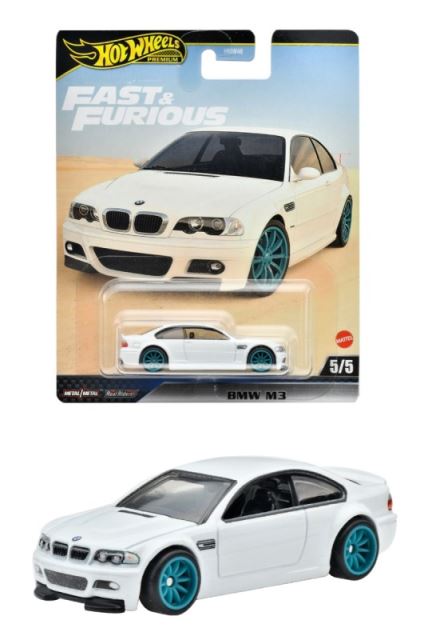 Mattel Hot Wheels Premium Rychle a zběsile BMW M3 5/5