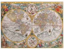 Ravensburger 00716 Historická mapa 1500 dielikov (1)