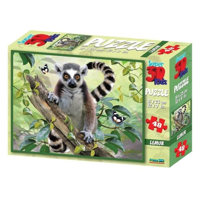 3D Puzzle Lemur 48 dílků