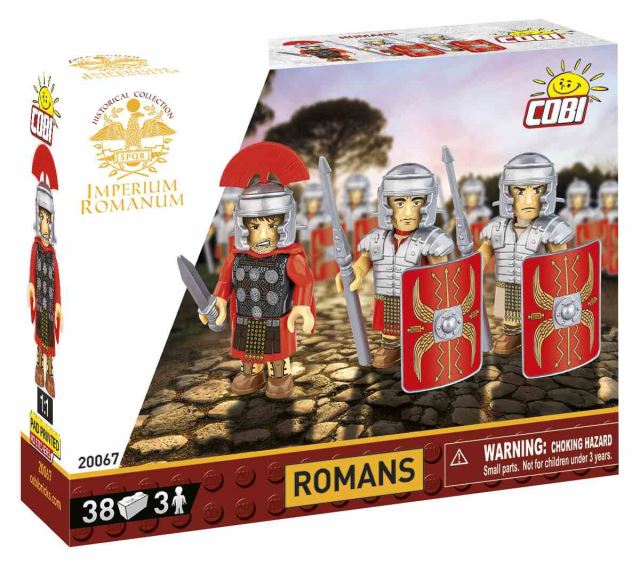 COBI 20067 Rímski legionári, 3 figúrky s doplnkami