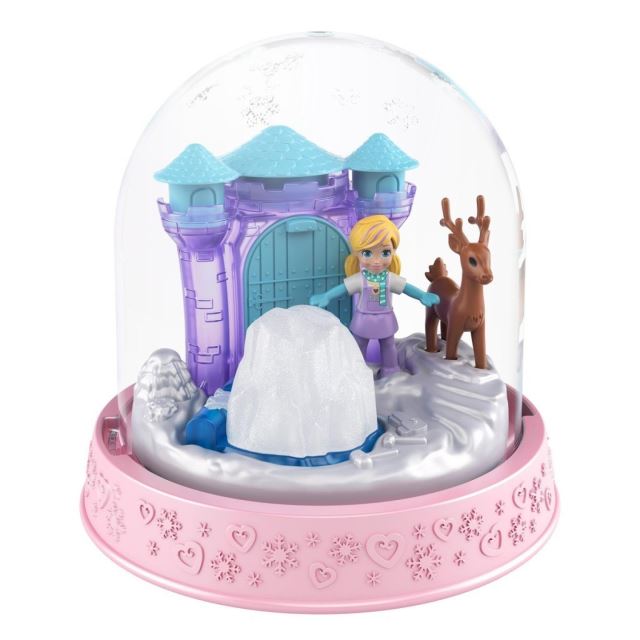 Polly Pocket Sněhová koule světlerůžová, Mattel GNG68