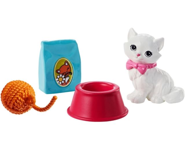 Barbie herní doplňky - domácí mazlíček kočička Mattel FHY71