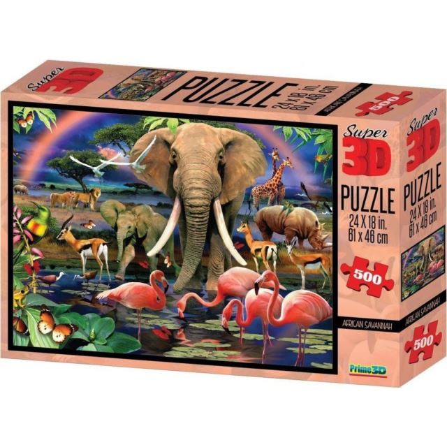 3D Puzzle Safari 500 dílků