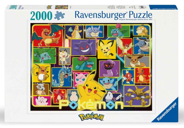 Ravensburger 01130 Pokémon: Chyťte ich všetkých! 2000 dielikov