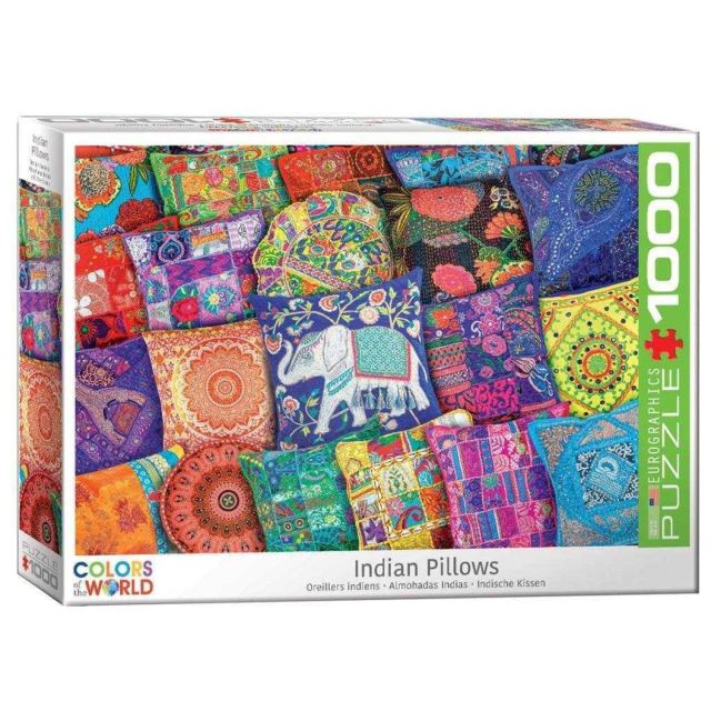 EUROGRAPHICS 5470 Puzzle Indiánske vankúše, 1000 dielikov