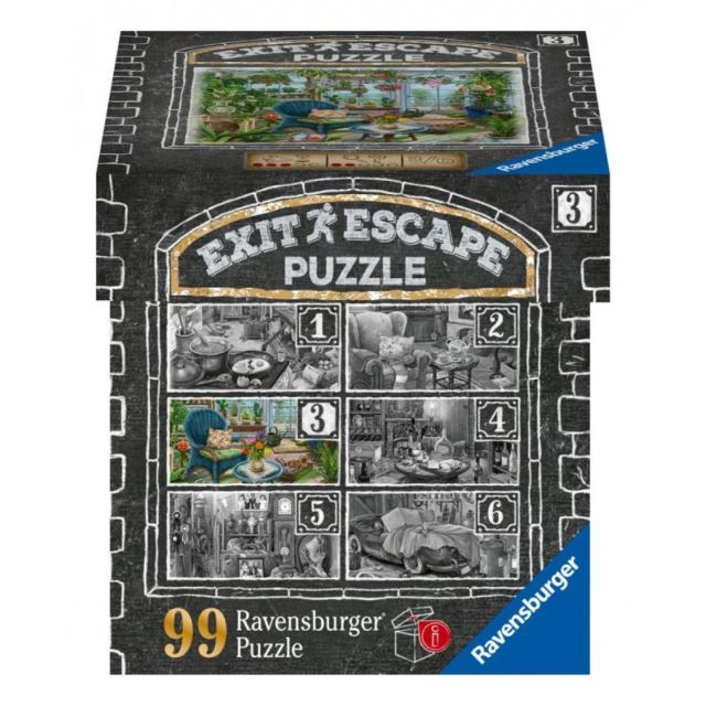Ravensburger 16879 Exit Puzzle: Zimní zahrada 99 dílků