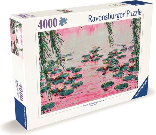 Ravensburger 01420 Puzzle Jazero s leknami 4000 dielikov