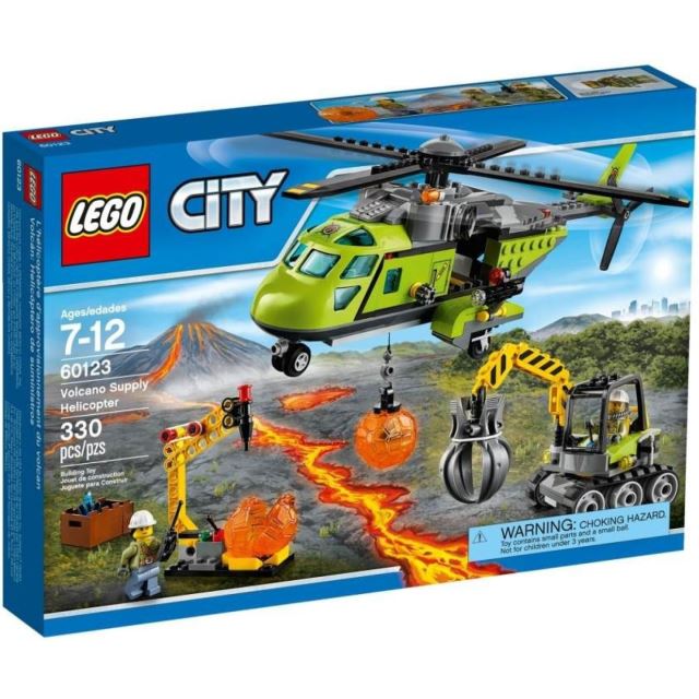 LEGO® CITY 60123 Sopečná zásobovací helikoptéra