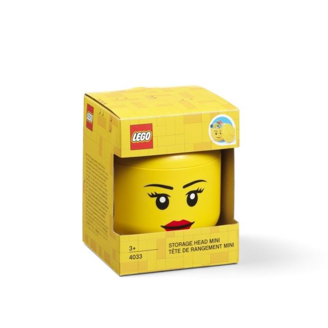 LEGO Box hlava dívka (holka) velikost mini