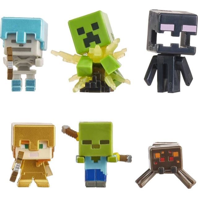 Mattel Minecraft Mini All-stars Nightfall balení 6 minifigurek
