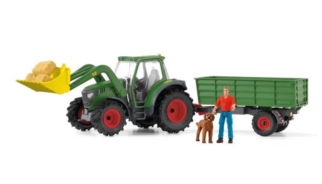 Schleich 42608 Traktor s přívěsem