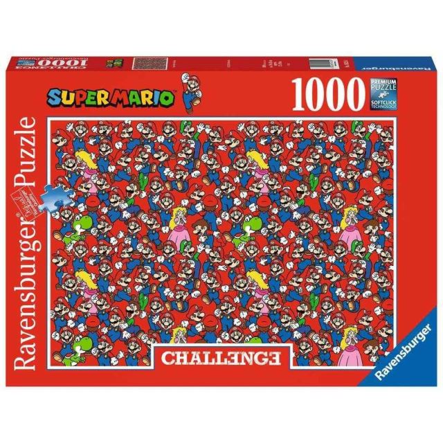 Ravensburger 16525 Puzzle Super Mario Challenge 1000 dílků