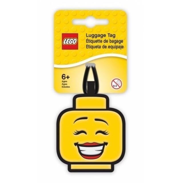 LEGO® Iconic Jmenovka na zavazadlo - Hlava dívky