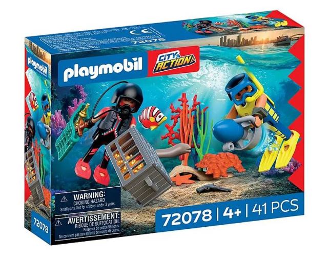 Playmobil 72078 Policejní potápěč s pokladem