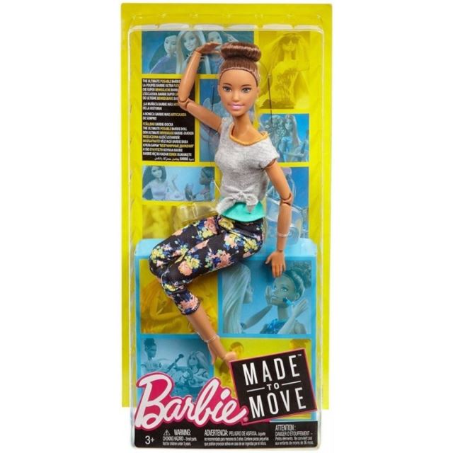 Barbie Panenka V pohybu, hnědovláska, Mattel FTG82