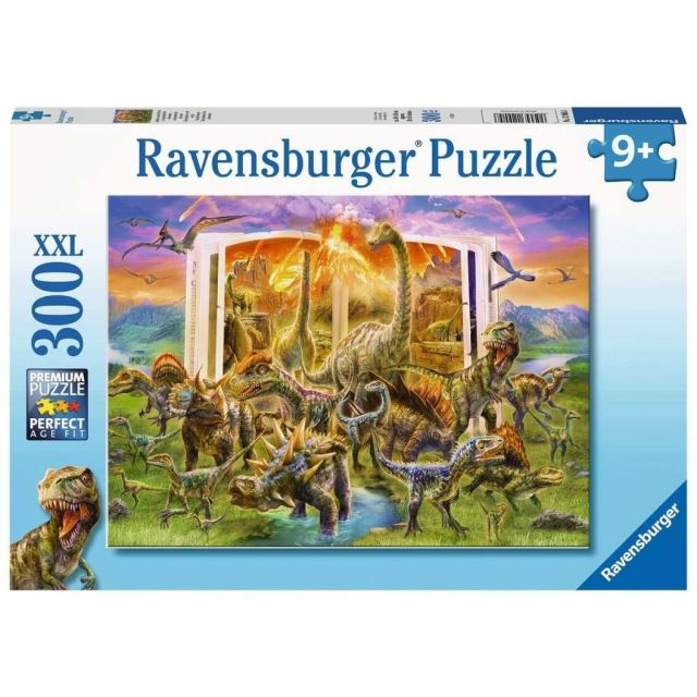 Ravensburger 12905 Puzzle Encyklopedie dinosaurů 300 XXL dílků