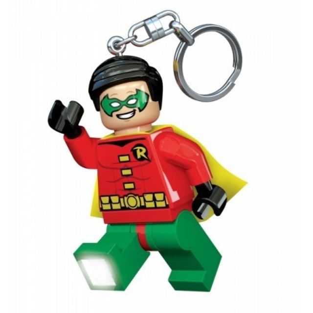 Lego LED klíčenka Super Heroes Robin 7,5 cm
