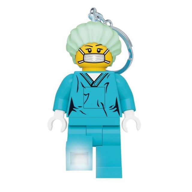 Lego LED Iconic kľúčenka Chirurg svietiaci 7cm
