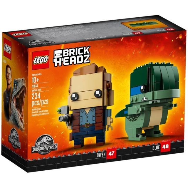 LEGO BrickHeadz 41614 Jurrasic World Owen & Blue