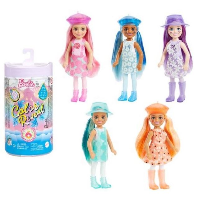 Mattel Barbie COLOR REVEAL CHELSEA, Dážď / slnko, HCC83