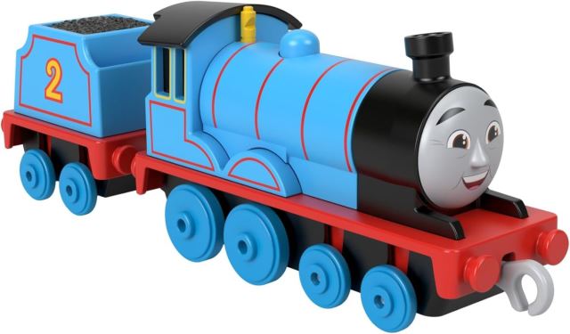 Tomáš a priatelia Ťahacia kovová mašinka s vagónom EDWARD, Mattel HTN29