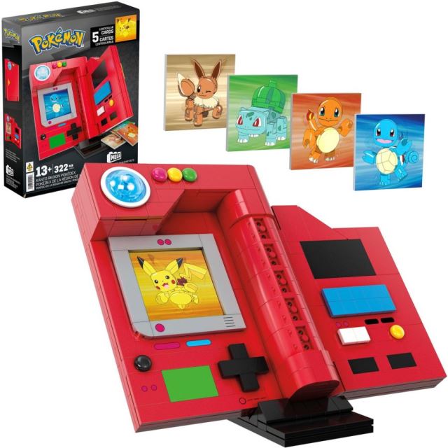 Mattel Mega Construx Pokémon POKÉDEX Z KANTO, HYM37