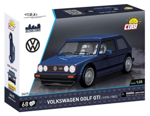 COBI 24615 Volkswagen GOLF GTI 1976 modrý 1:35