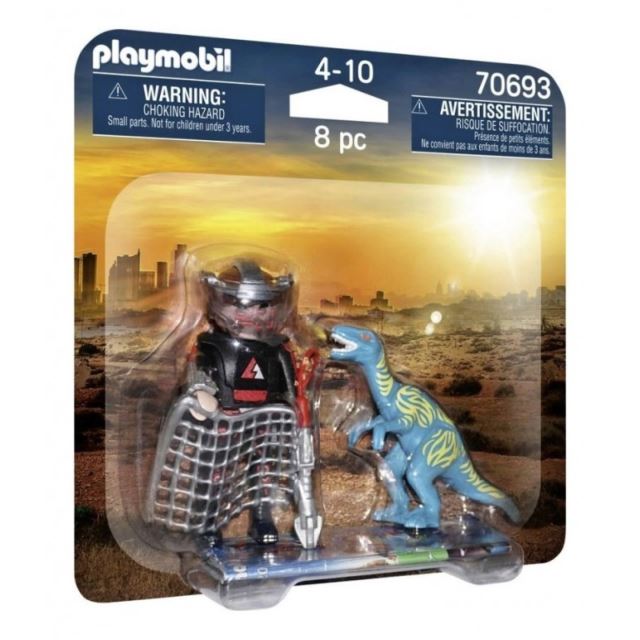 Playmobil 70693 DuoPack Velociraptor a Lovec