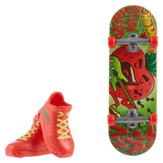 Mattel HW SKATE Fingerboard a boty BERRY COOL, HVJ80