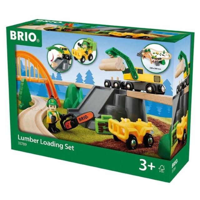 BRIO 33789 Vláčkodráha s nákladním vlakem