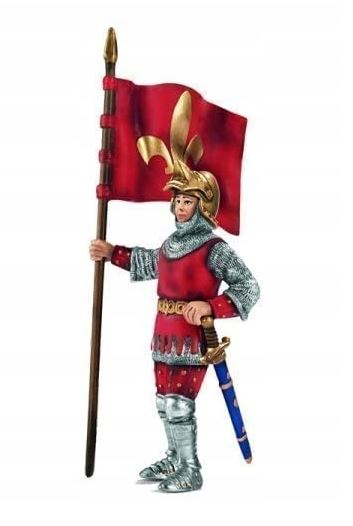 Schleich 70014 Rytier s vlajkou
