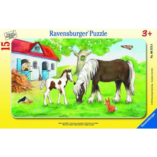 Puzzle Klisna a hříbě 15d. Ravensburger