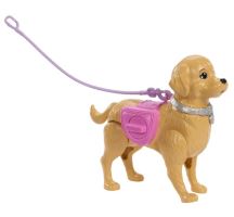 Mattel Barbie® bábika so psíkom na prechádzke, JJB46 (3)