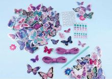 Make it Real Dekoratívne samolepky na topánky Butterfly Bling (2)