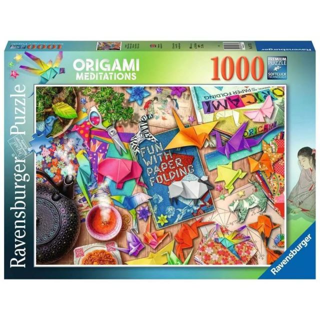 Ravensburger 16775 Puzzle Meditace s origami 1000 dílků