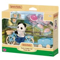 Sylvanian Families 5652 Panda a cyklo-korčuliarsky set