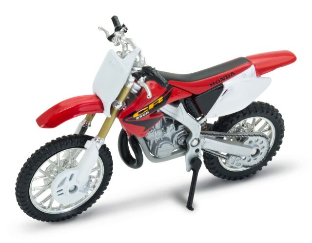 Kovový model motorky Honda CR250R 1:18