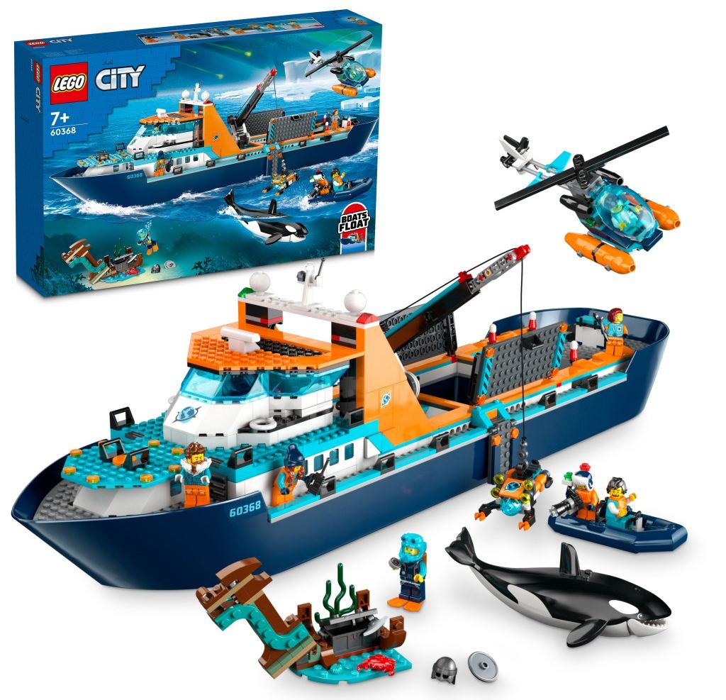Lego® city 60368 arktická průzkumná loď