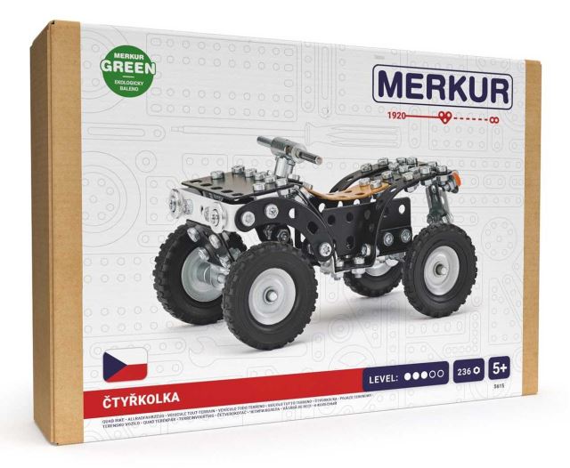 Merkur Štvorkolka, 236 dielikov