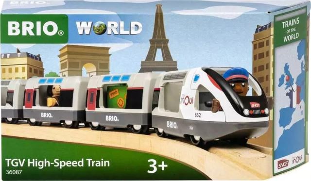 BRIO 36087 Edice Světové vlaky: Vysokorychlostní vlak TGV