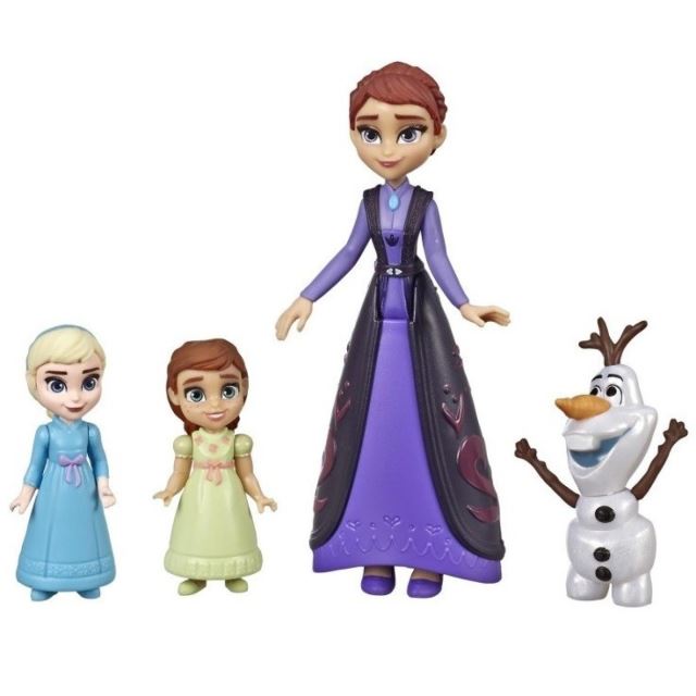 Frozen 2 - Ledové Království Mini Figurky Deluxe - Královna Iduna s Annou, Elsou a Olafem