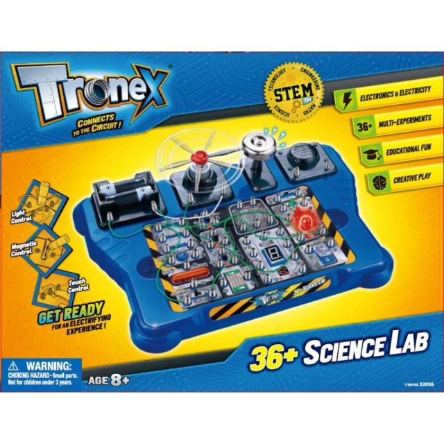 TRONEX - Vedecké elektrolaboratórium 36 pokusov