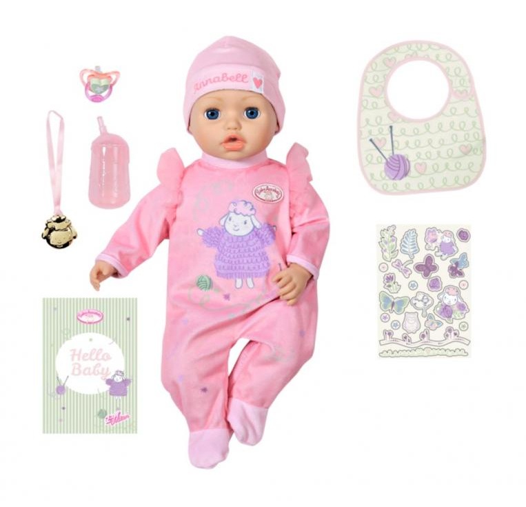 Baby annabell® zapf creation interaktivní annabell 43 cm