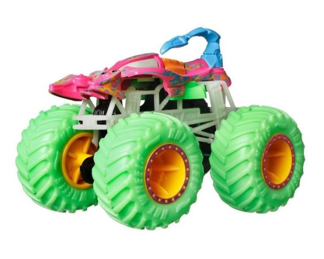 Hot Wheels® Monster Trucks Svítící ve tmě SCORPEDO, Mattel HGD10