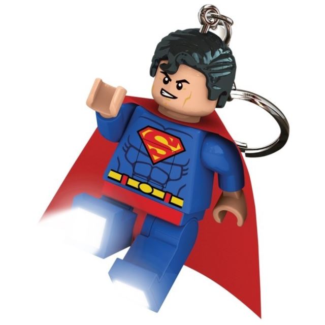 Lego LED klíčenka Super Heroes SUPERMAN, 7 cm